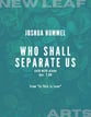 who shall separate us SATB choral sheet music cover